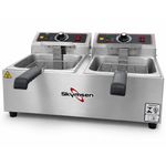 FRITADEIRA-ELETRICA-INOX-FED-20-10L-2-CUBAS-2X3300W-220V---SKYMSEN