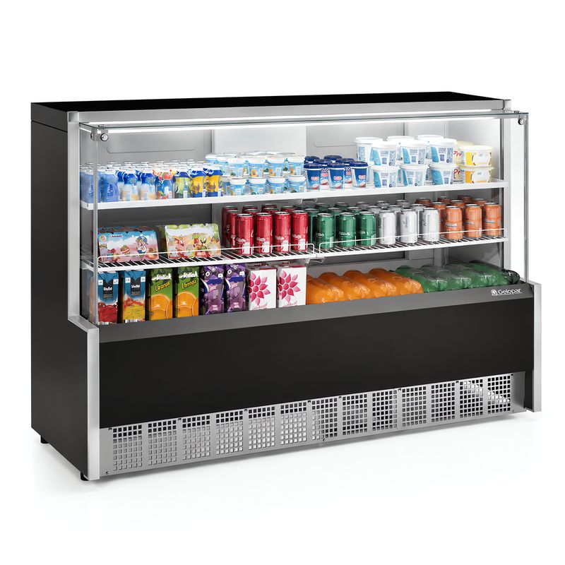 VITRINE-EXPOSITORA-REFRIGERADA-AURORA-GPDA-175R-PRETO-VIDRO-RETO-220V---GELOPAR