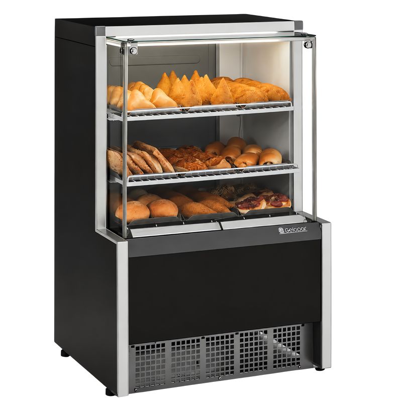 VITRINE-ESTUFA-AURORA-MEQA-75R-PRETO-COM-BANDEJA-220V---GELOPAR