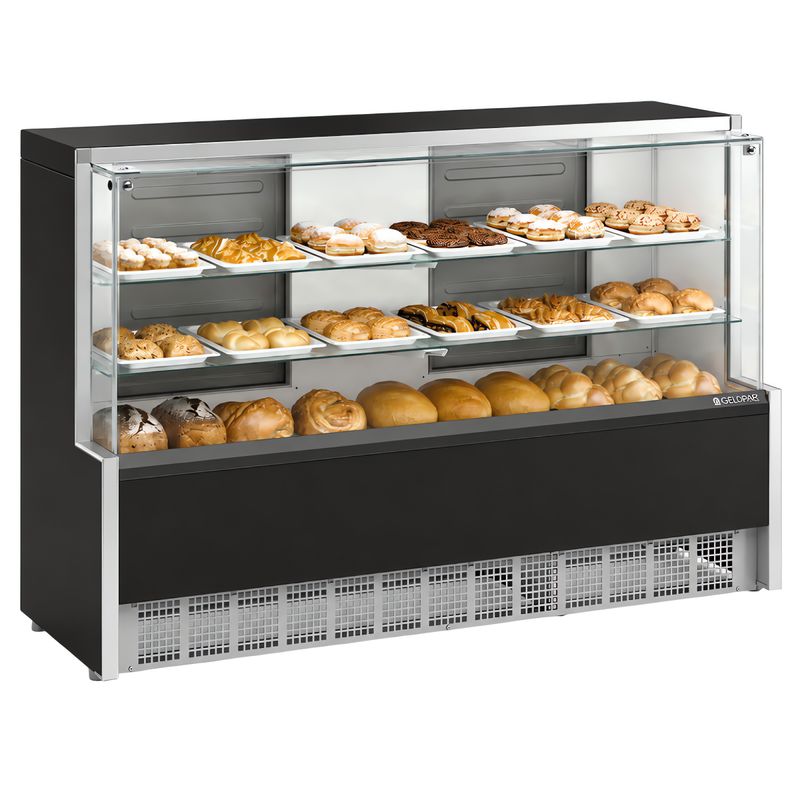 VITRINE-NEUTRA-AURORA-MPNA-175R-PRETO-BIVOLT---GELOPAR