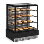 VITRINE-ESTUFA-MGEE-100-PRETO-VIDRO-RETO-SEM-BANDEJA-220V---GELOPAR