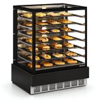 VITRINE-ESTUFA-MGEE-100-PRETO-VIDRO-RETO-SEM-BANDEJA-220V---GELOPAR