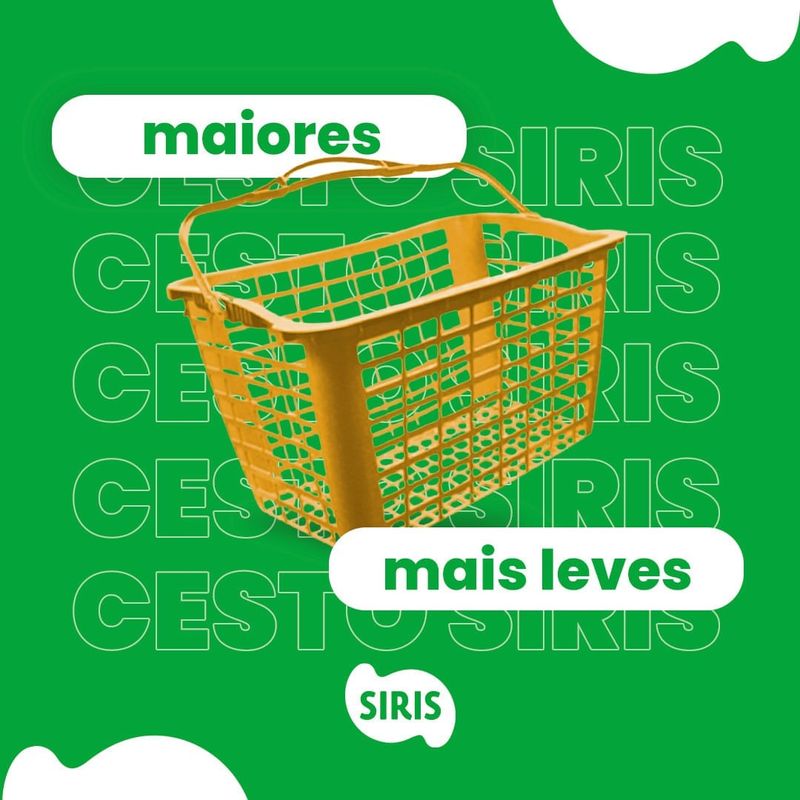 CESTA-DE-SUPERMERCADO-12L-MULTIUSO-REFORCADA-CINZA-ALCA-PRETA---SIRIS