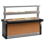 CARRO-BUFFET-CONJUGADO-SELF-SERVICE-GBTR-200-PRETO-LINHA-VITRA-SEM-CUBAS-220V---GELOPAR