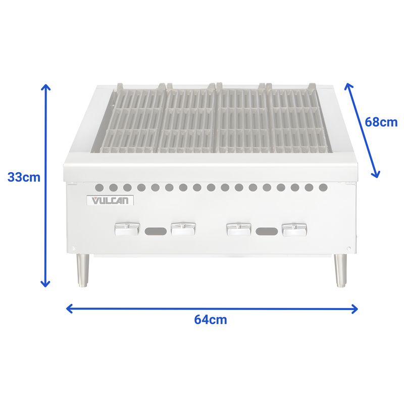 CHARBROILER-VCRB-25-4-QUEIMADORES-GAS-GLP---VULCAN