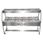 CARRO-BUFFET-CONJUGADO-DUPLO-SPL-513CO-10-CUBAS-QUENTES-E-5-FRIAS-127V---SPOLU