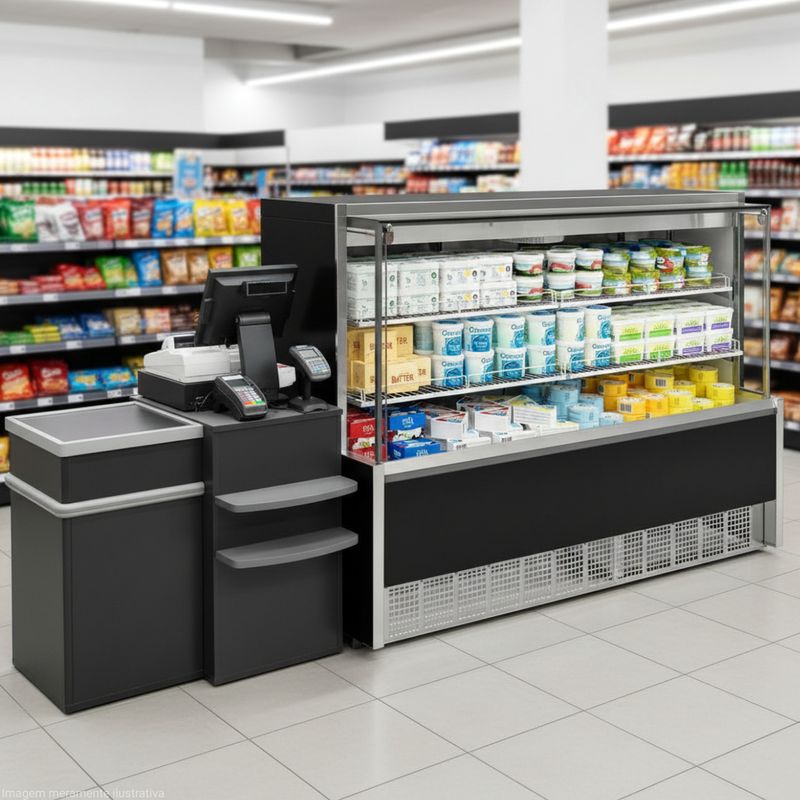 VITRINE-REFRIGERADA-AURORA-AR-FORCADO-GPFA-175A-PRETO-VIDRO-AQUECIDO-RETO-220V---GELOPAR