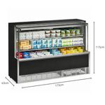 VITRINE-REFRIGERADA-AURORA-AR-FORCADO-GPFA-175A-PRETO-VIDRO-AQUECIDO-RETO-220V---GELOPAR