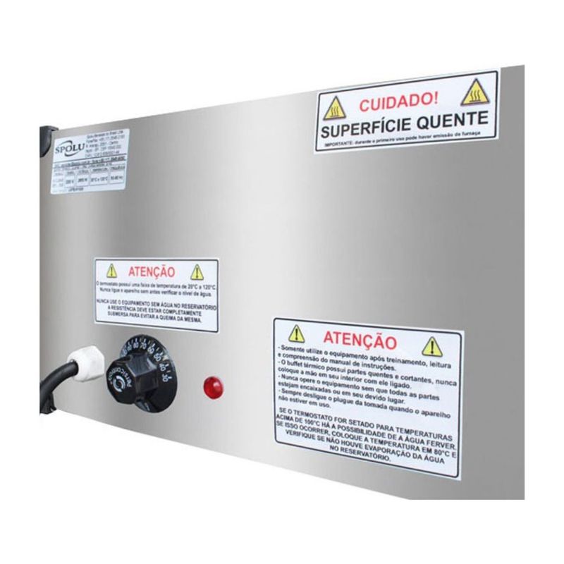 CARRO-BUFFET-TERMICO-SPL-512-10-CUBAS-QUENTES-220V---SPOLU