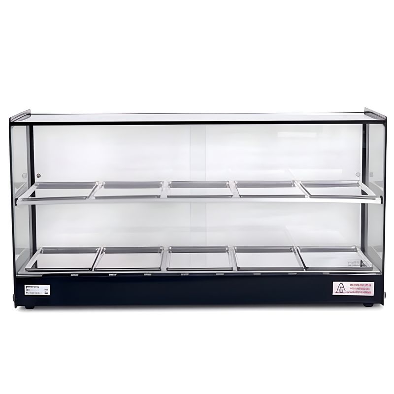 ESTUFA-10-BANDEJAS-VIDRO-RETO-DUPLA-EVR-BP-PRETO-BASICA-127V---TITA