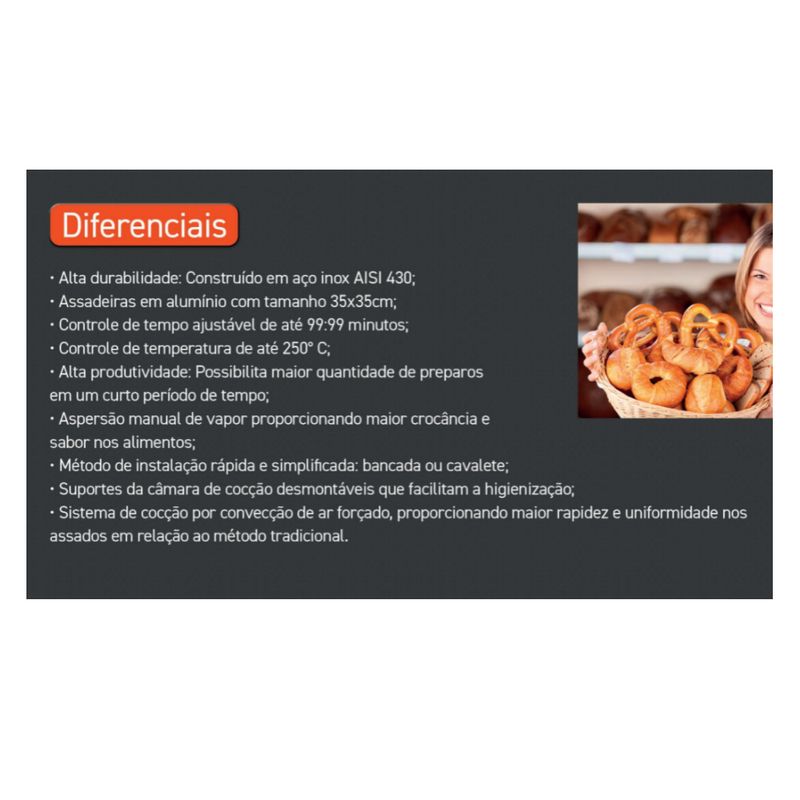 FORNO-MINI-CONVECTOR-5-ASSADEIRAS-WCV-535-INOX-COM-VAPOR-127V---WICTORY