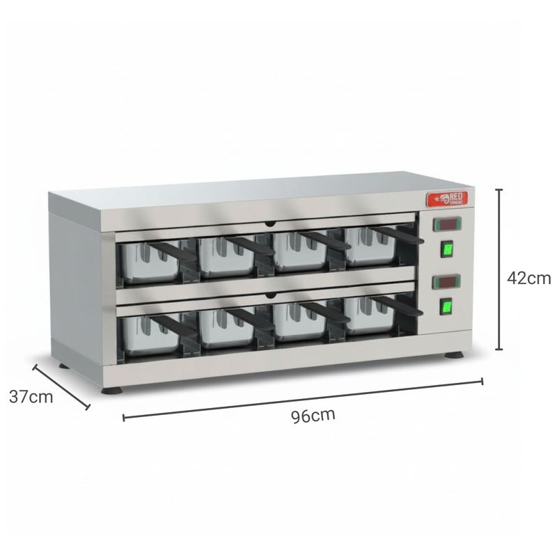 CONSERVADOR-DE-PROTEINA-8-BANDEJAS-FRENTE-E-FUNDO-COPROA-8-220V---RED-CHAMELEON