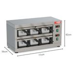 CONSERVADOR-DE-PROTEINA-6-BANDEJAS-FRENTE-E-FUNDO-COPROA-6-220V---RED-CHAMELEON