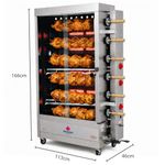 MAQUINA-DE-FRANGO-GAS-30-ASSADOS-INFRAVERMELHO-PR-631TR-ESPETO-ELETRICO---PROGAS