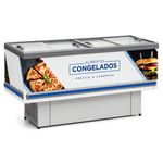 BALCAO-REFRIGERADO-ILHA-STANDARD-GESV-190R-BRANCO-VIDRO-RETO-127V---GELOPAR