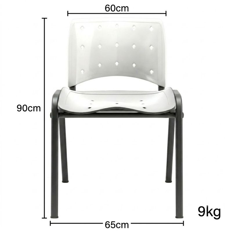 CADEIRA-ERGOPLAX-FIXA-BRANCO---PLAXMETAL