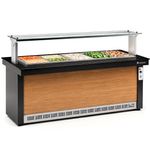 CARRO-BUFFET-REFRIGERADO-SELF-SERVICE-GBRF-200-PRETO-LINHA-VITRA-220V---GELOPAR