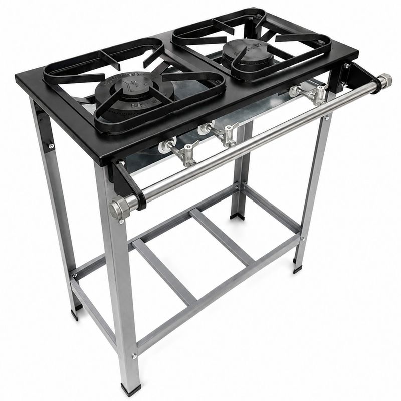 FOGAO-2-BOCAS-30X30CM-GAS-GLP-BAIXA-PRESSAO-PERFIL-5CM-DE-PE---METALMAQ