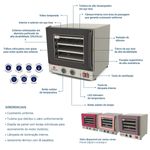 FORNO-TURBO-ELETRICO-ANALOGICO-FAST-OVEN-PRP-004-G2-VERMELHO-4-BANDEJAS-127V---PROGAS