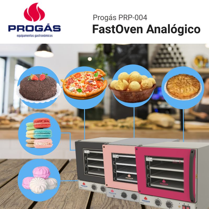FORNO-TURBO-ELETRICO-ANALOGICO-FAST-OVEN-PRP-004-G2-VERMELHO-4-BANDEJAS-127V---PROGAS