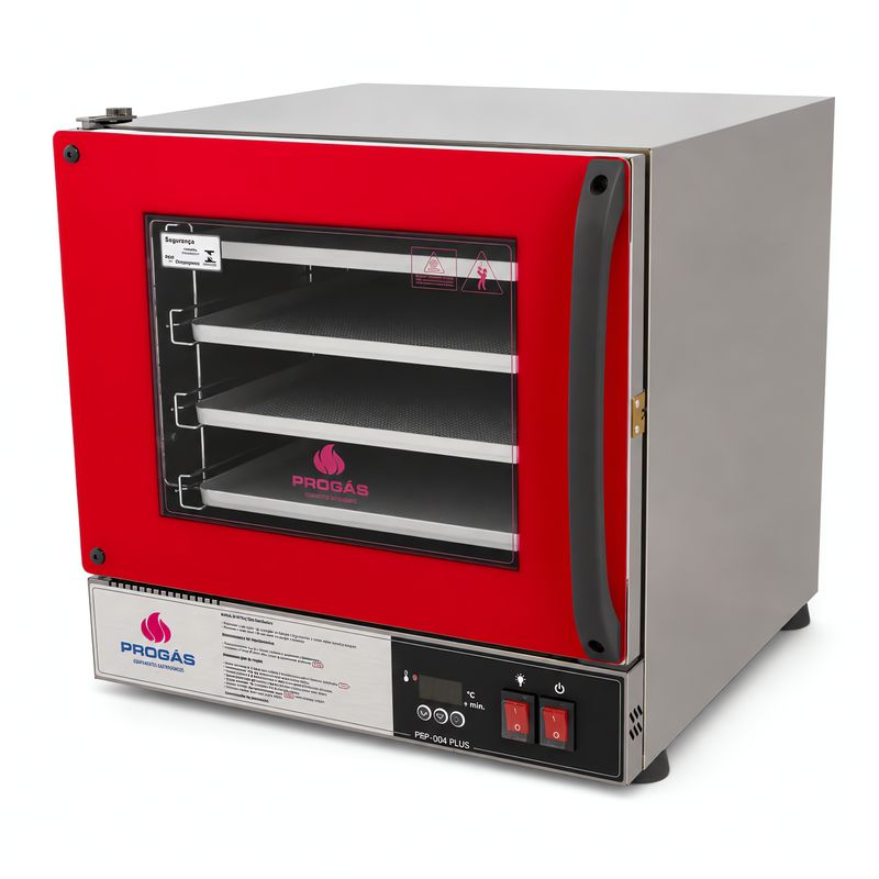 FORNO-TURBO-ELETRICO-DIGITAL-FAST-OVEN-PRP-004-PLUS-VERMELHO-4-BANDEJAS-220V---PROGAS