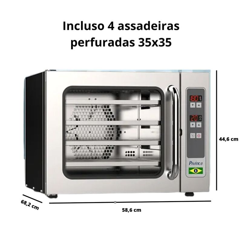 FORNO-DE-CONVECCAO-ELETRICO-MINICONV-INOX-SEM-VAPOR-220V---PRATICA