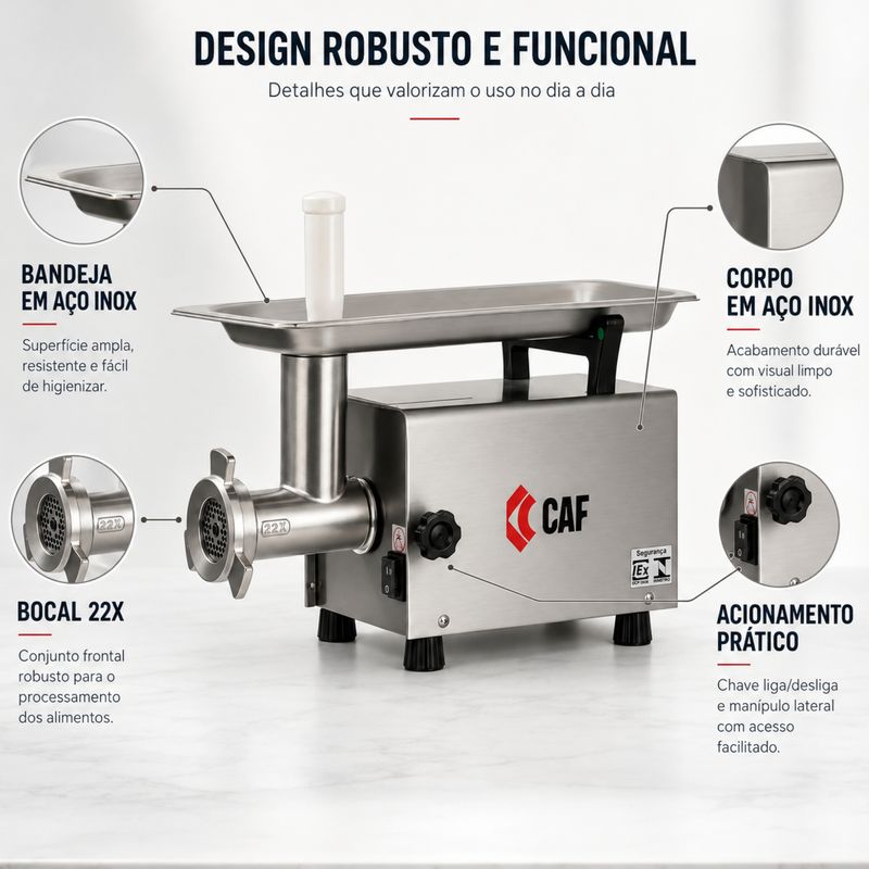 MOEDOR-DE-CARNE-INOX-CAF-8-1-3CV-BIVOLT---CAF