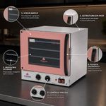 FORNO-TURBO-ELETRICO-ANALOGICO-FAST-OVEN-PRP-004-G2-ROSA-4-BANDEJAS-127V---PROGAS
