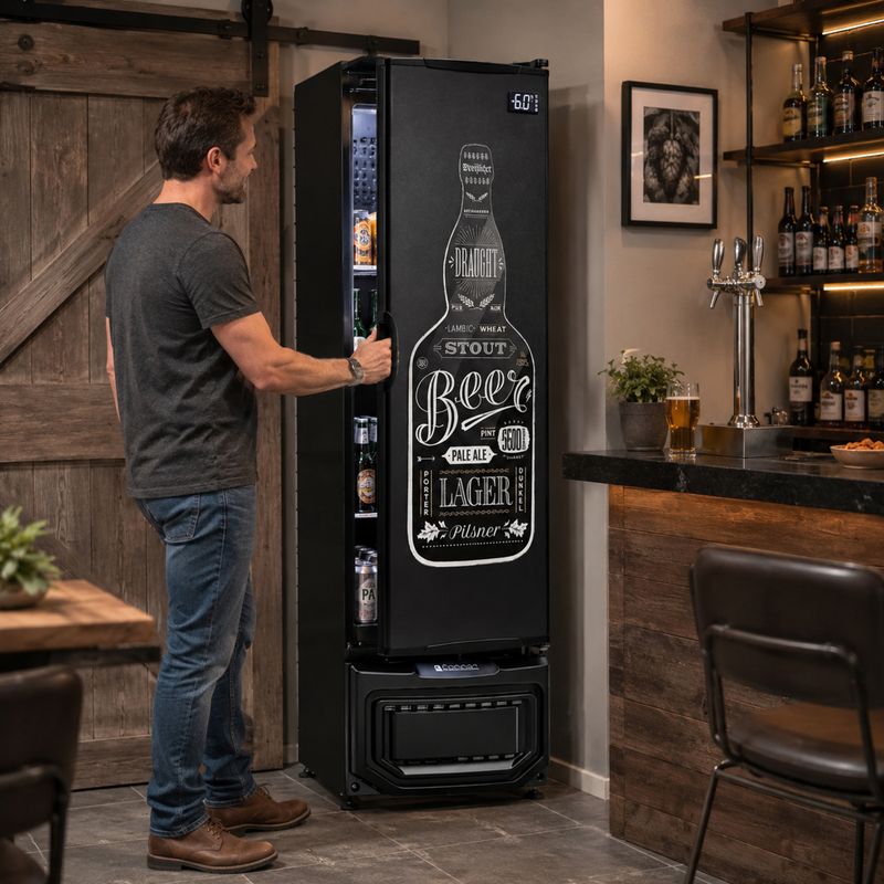 CERVEJEIRA-GCB-23E-PRETO-228-LITROS-PORTA-CEGA-ADESIVADA-127V---GELOPAR