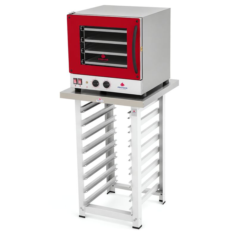 KIT-FORNO-TURBO-ELETRICO-FAST-OVEN-PRP-004-G2-VERMELHO-220V---BANCADA-MES-004---PROGAS