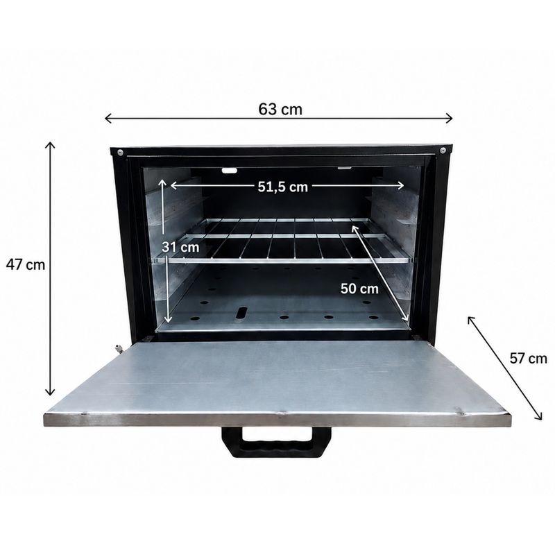 FORNO-GAS-GLP-FRG-11-80L-PORTA-INOX---CEFAZ