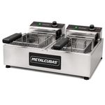 FRITADEIRA-ELETRICA-FRCE-6-6L-6400W-2-CUBAS-OLEO-INOX-220V---METALCUBAS