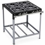 FOGAO-4-BOCAS-30X30CM-GAS-GLP-BAIXA-PRESSAO-PERFIL-65CM-DE-PE---METALMAQ
