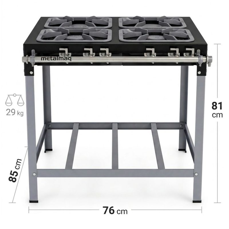 FOGAO-4-BOCAS-30X30CM-GAS-GLP-BAIXA-PRESSAO-PERFIL-65CM-DE-PE---METALMAQ