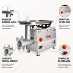 MOEDOR-DE-CARNE-INOX-BOCA-22-BM-20-125CV-BIVOLT---BERMAR
