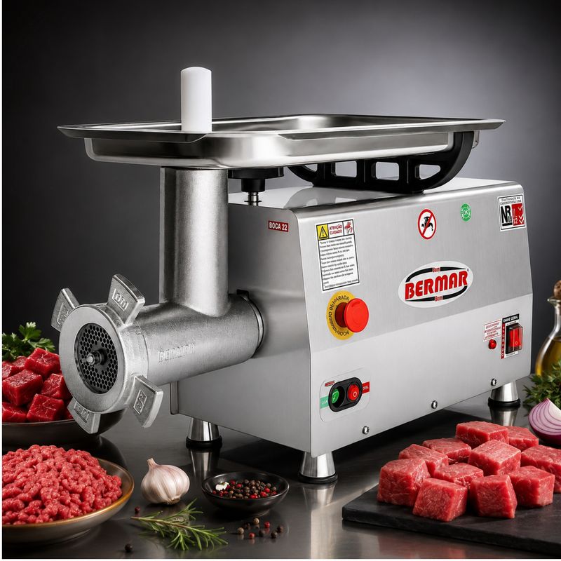 MOEDOR-DE-CARNE-INOX-BOCA-22-BM-20-125CV-BIVOLT---BERMAR