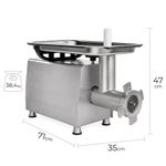MOEDOR-DE-CARNE-INOX-BOCA-22-BM-20-125CV-BIVOLT---BERMAR