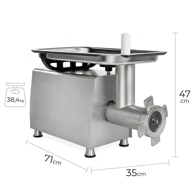 MOEDOR-DE-CARNE-INOX-BOCA-22-BM-20-125CV-BIVOLT---BERMAR