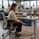 MESA-SECRETARIA-MAXXI-75X121X61-CINZA-2-GAVETAS-AZUL---PANDIN