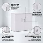 ARMARIO-BAIXO-MAXXI-CINZA-68X89X38CM-TRANCA-CADEADO---PANDIN