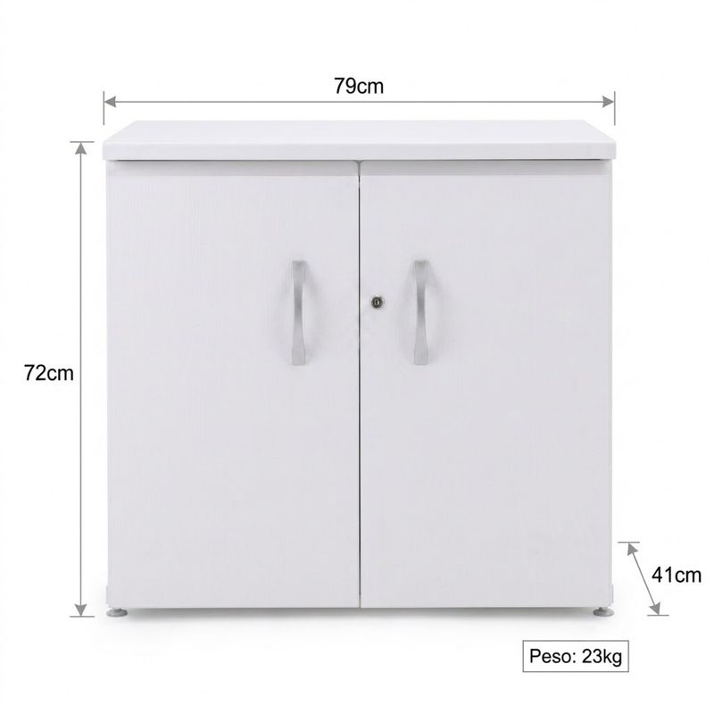 ARMARIO-BAIXO-MAXXI-CINZA-68X89X38CM-TRANCA-CADEADO---PANDIN