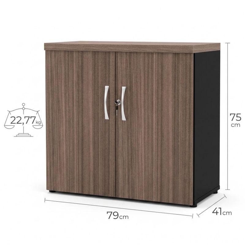 ARMARIO-BAIXO-MADEIRA-PE25-75X79X41-PRETO-E-WALNUT---PANDIN