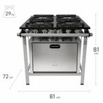FOGAO-4-BOCAS-30X30CM-GAS-GLP-BAIXA-PRESSAO-PERFIL-5CM-COM-FORNO---METALMAQ