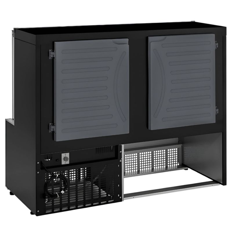 VITRINE-REFRIGERADA-AURORA-SERPENTINA-GPEA-140R-PRETO-127V---GELOPAR