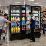 BALCAO-REFRIGERADO-VERTICAL-FRIOS-E-LATICINIOS-GCVR-1450CB-TODO-PRETO-3-PORTAS-220V---GELOPAR