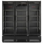 BALCAO-REFRIGERADO-VERTICAL-FRIOS-E-LATICINIOS-GCVR-1450CB-TODO-PRETO-3-PORTAS-220V---GELOPAR