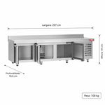 BALCAO-REFRIGERADOR-DE-BASE-BRP20-INOX-20M-3-PORTAS-220V---RED-CHAMELEON