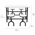 MESA-REFEITORIO-4-LUGARES-80X120X150-BANCO-RETRATIL-BRANCO---ACIMAQ