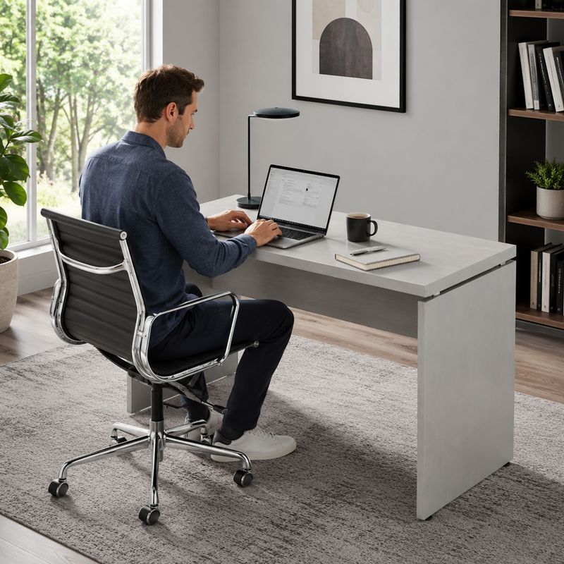 MESA-SECRETARIA-PE40-150X75X60-CINZA-SEM-GAVETAS---PANDIN