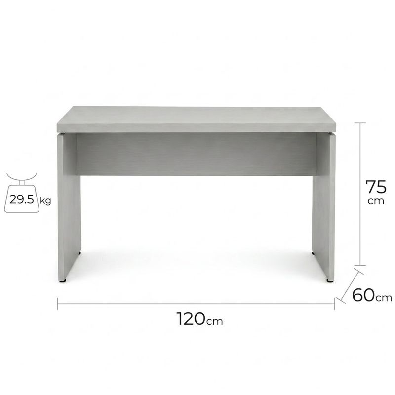 MESA-SECRETARIA-PE40-150X75X60-CINZA-SEM-GAVETAS---PANDIN